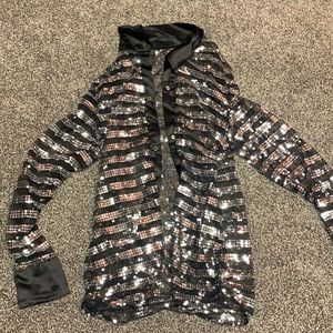 Women’s sequin button up size small